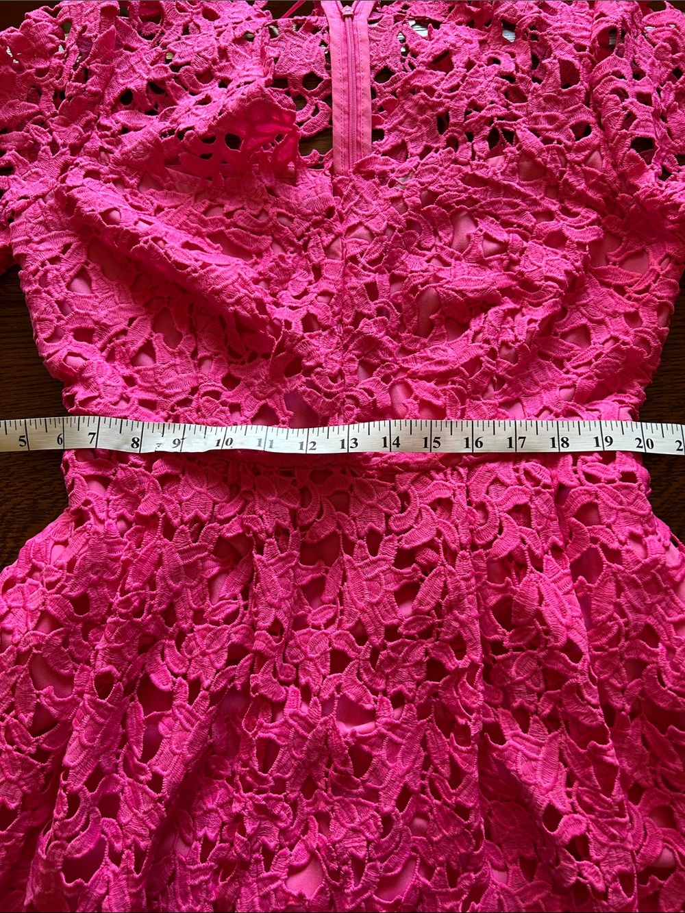 Endless Rose Bright Pink Lace Midi Dress - Picture 5 of 5